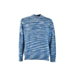 Missoni Knit Crewneck Pullover Men light blue Sweaters & Knitwear